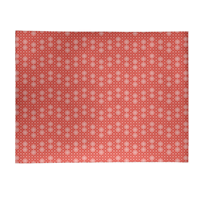 Tapis rouge de treillis classique, Rectangle 2 pi x 3 pi