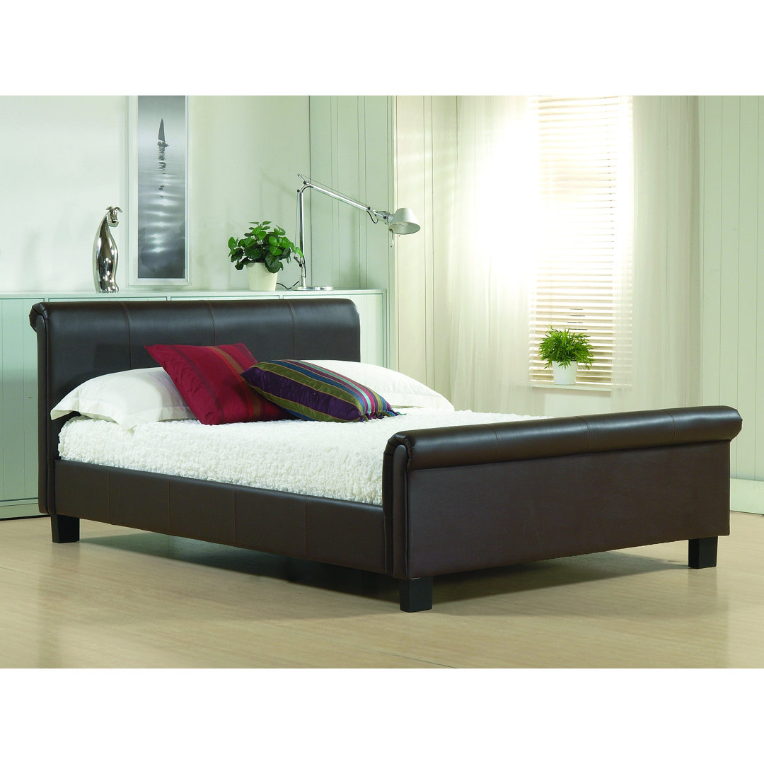 Upholstered Sleigh Bed