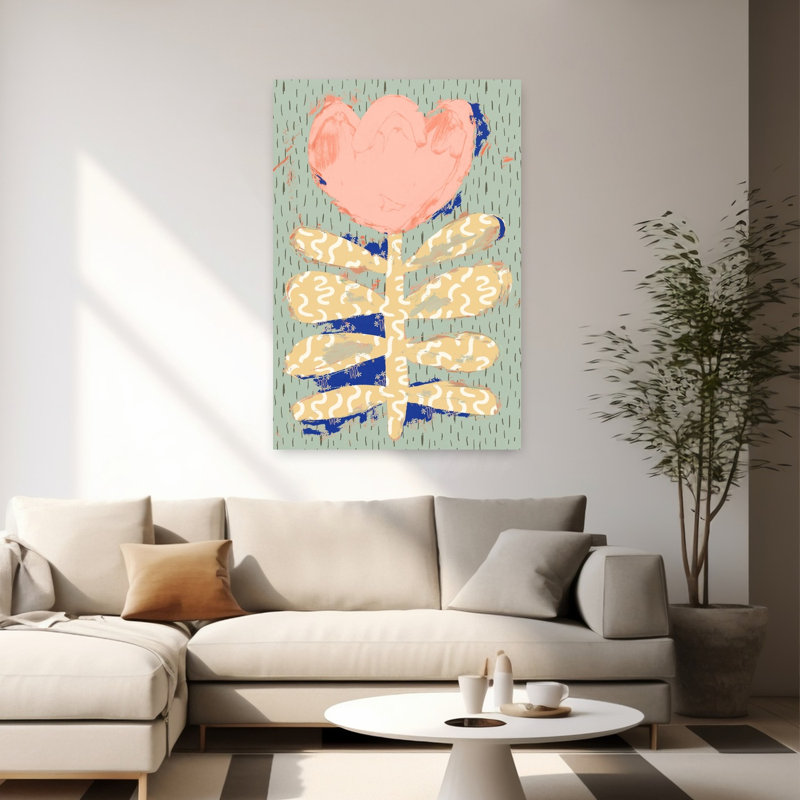 Art contemporain Art contemporain, H 60 po x l 40 po