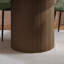 AXEL ROUND FLUTED DINING TABLE WITH 4 FABRIC CHAIRS OLIVE-924486344