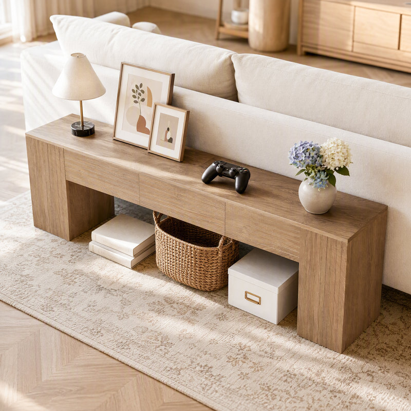 86.61" Long TV Stand, Low Profile Enter