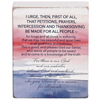 Tabletop Plaque Thanksgiving  Sunrise