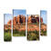 Sedona 2 by Cody York 4 Piece Photographic Print on Wrapped Canvas Set