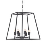 Reno 4 - Light Candle Style Geometric Chandelier