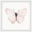 «Translucent Pink Wings» par Abdirazaq, reproduction d'aquarelle encadrée-1315197338