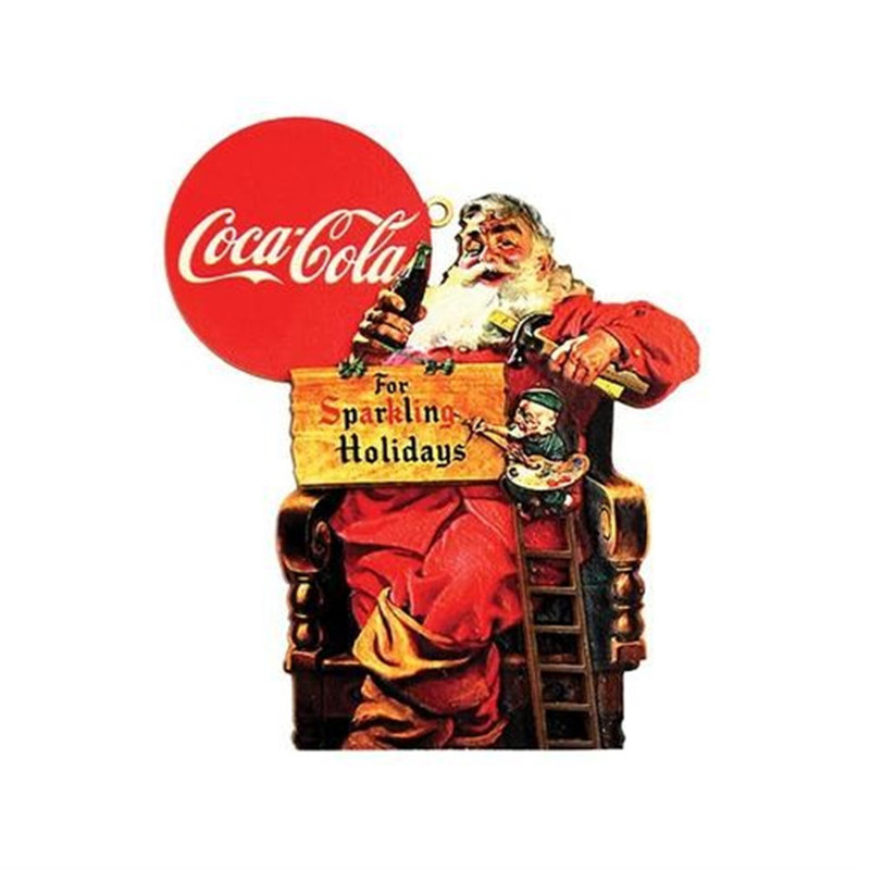 7'' Wood Hanging Figurine Ornament