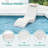 Ergonomic In-Pool and Patio Aquawave Chaise Lounges with Woodgrain Design and Anti-Drift Base-1837595240