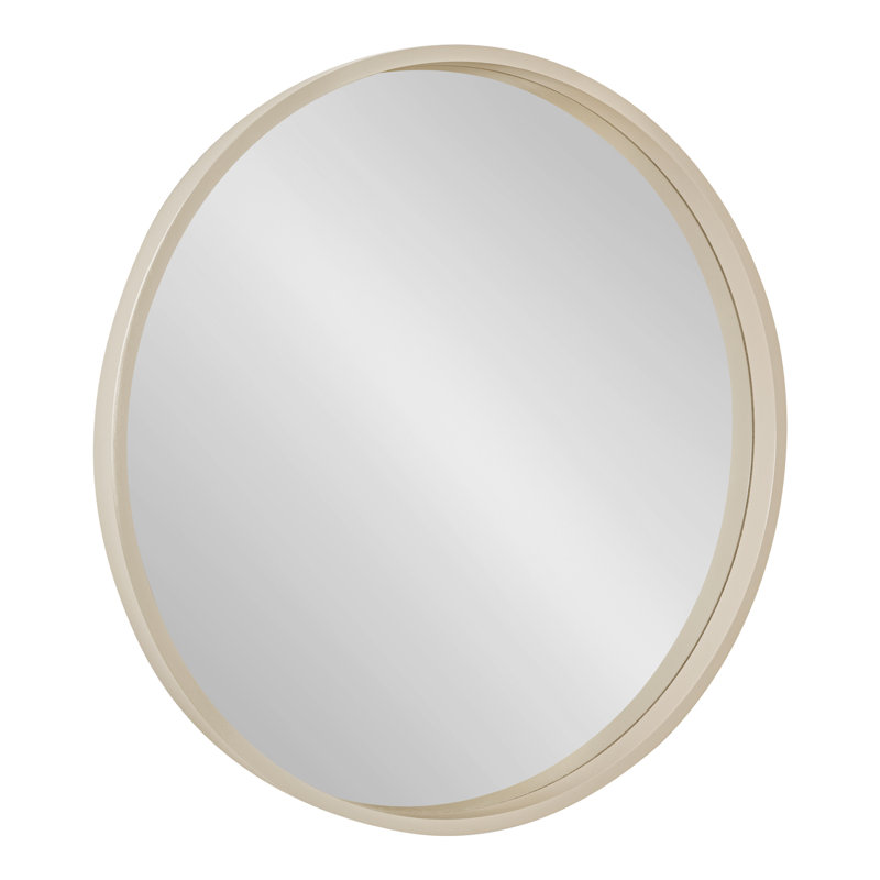 Miroir mural Arranjeet, 31,5 po x 31,5 po, Sable
