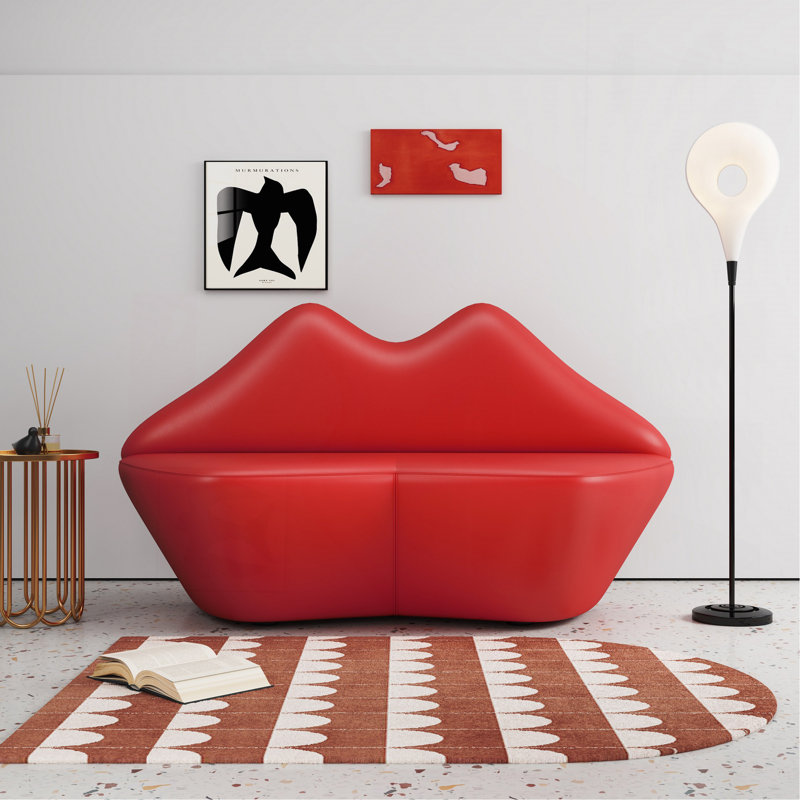 Causeuse en cuir Kiss