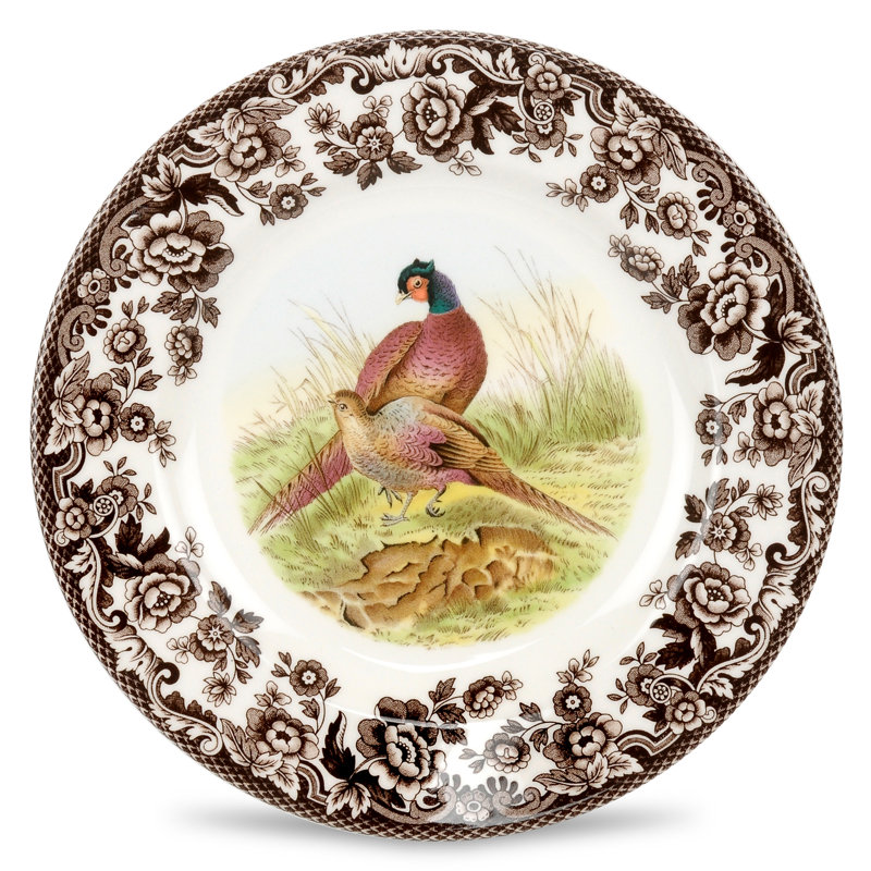 Assiette à salade 8 po Spode Woodland