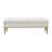 Scotts Square Accent Bench - Light Champagne