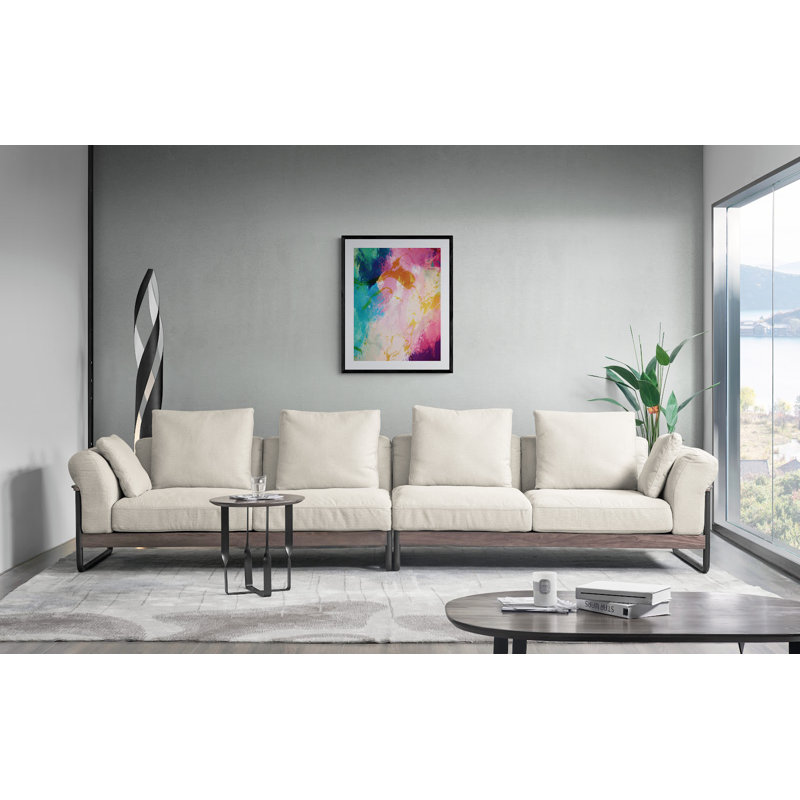 Composition abstraite 1037 par Angel Estevez - Peinture, Papier avec cadre noir, H 30 po x l 24 po