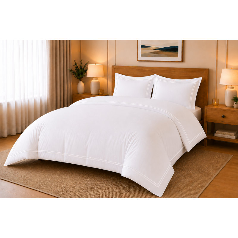 Bedding, King Size Bed (230 x 220 cm), White