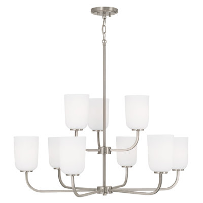 Krush 9 - Light Dimmable Tiered Chandelier