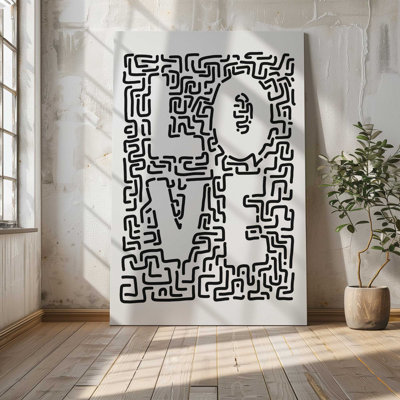 54" x 36" Heart Strings, Large Canvas Print