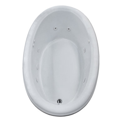 Martinique 60'' x 36'' Whirlpool Acrylic Bathtub