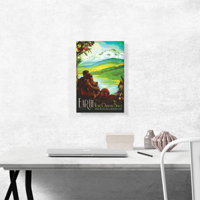 " Earth Your Oasis In Space There's No Place Like Home NASA Poster "