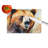 Grizzly Bear Glass Cutting Board Large
