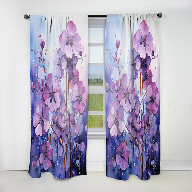 Carters Mystical Allure I - Rideau Violets - Velours obscurcissant - 1 panneau, L 52 po x L 120 po