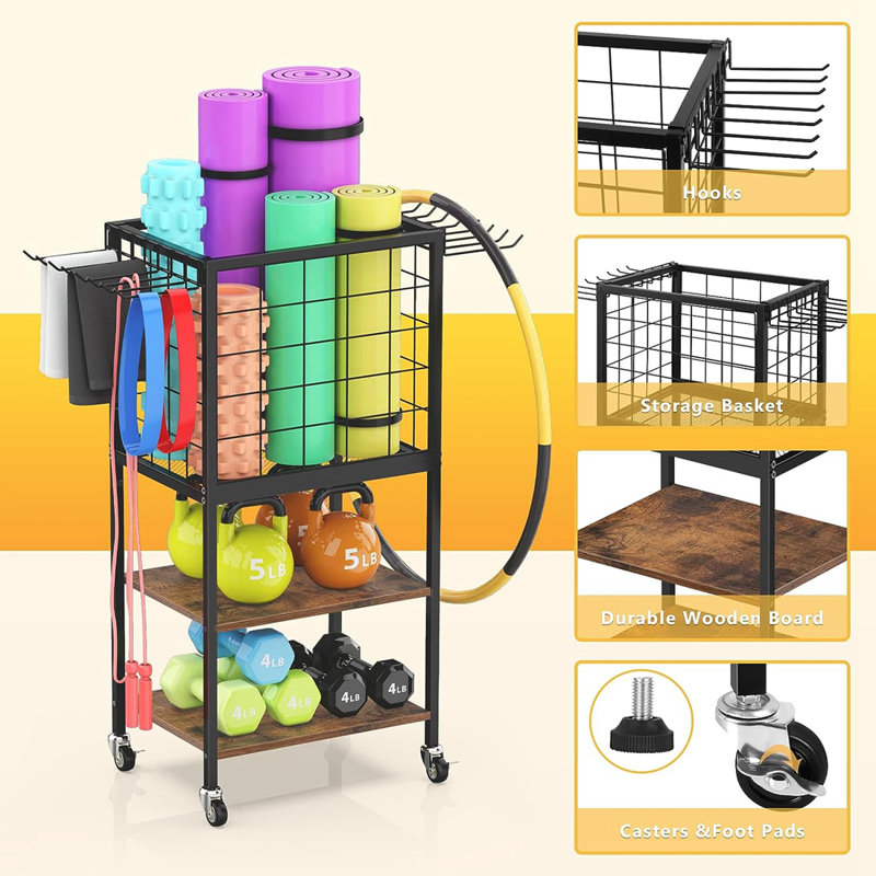 Metal Multi-Use Sports Rack