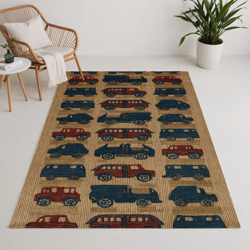Tapis intérieur et extérieur mauve Transport, Rectangle 9 pi x 12 pi