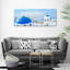 Santorini Greece - Wrapped Canvas Print