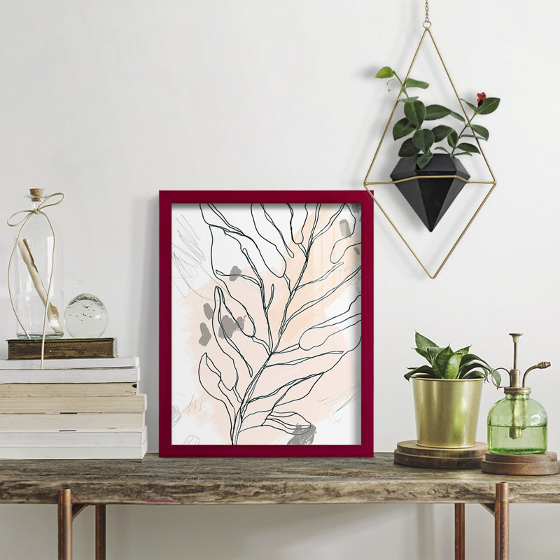 Palm S Carnets III, impression sur papier, Rouge, H 15 po x l 12 po x P 1 po