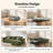 Modular 3-Seat Sectional Sofa With Chaise, Deep Seat Faux Fur Couch, No-Assembly Plush Lounge Sofa With Wide Armrests And 4 Decorative Pillows For Living Room Or Apartment-758065096