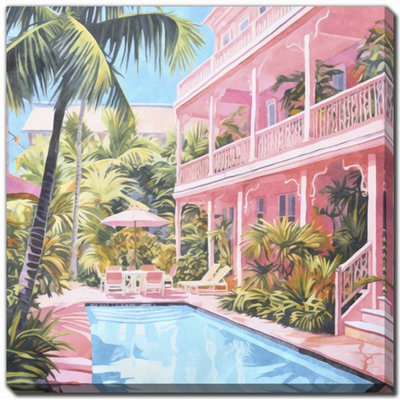 Art sur toile Tropical Retreat II