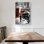 European Street - Contemporary Metal Print for Home Decor