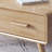 Durable Rubberwood TV And Coffee Table Set 2 - Piece Solid Wood Living Room Table Set