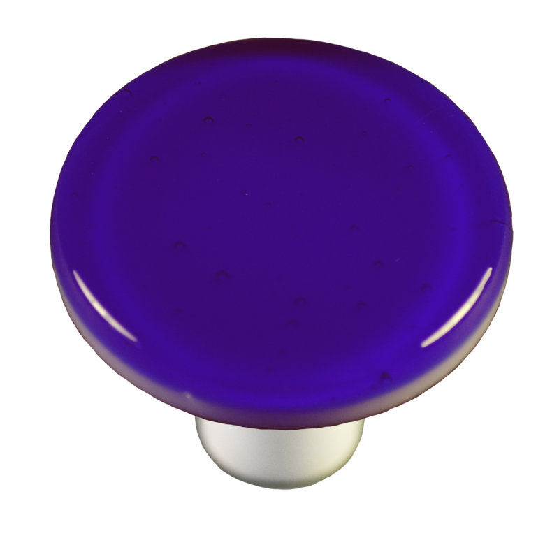 Poignée champignon de 1,5 po de diamètre Solids, Noir, Bleu royal foncé