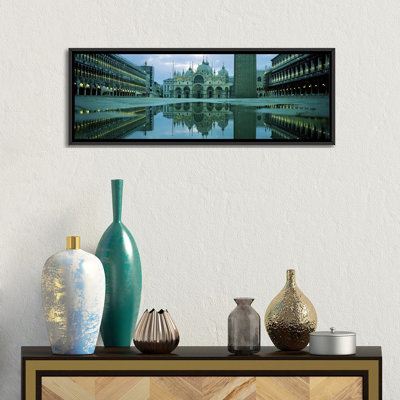 " Reflection Of A Cathedral On Water, St. Mark's Cathedral, St. Mark's Square, Venice, Veneto, Italy " by Panoramic Images