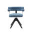 Mira Fabric Upholstered Swivel Dining Chair-767484935-767484955
