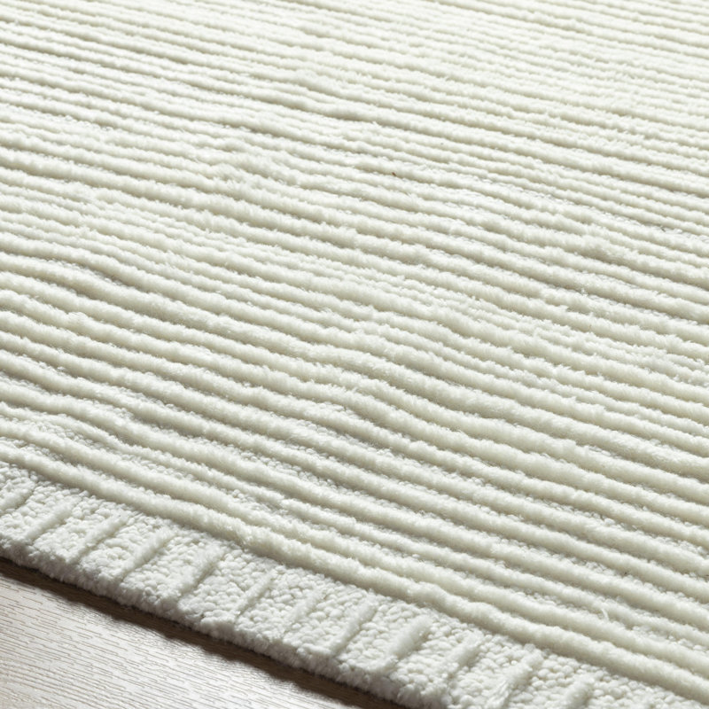 Manpura Wool Striped Area Rug, Rectangle 10' x 14'