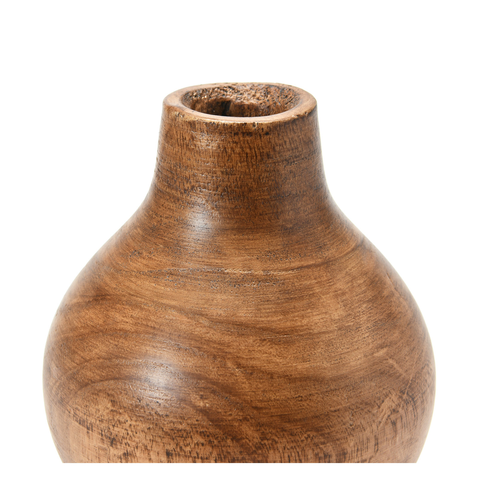Mylo 8'' Solid Wood Table Vase