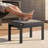 2-Piece Outdoor Ottoman Set, Patio Footstools with Cushions, Aluminum Frame, All-Weather Use, Dark Gray-144913365