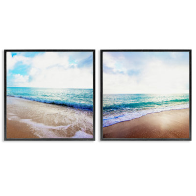 «Waves Breaking Shoreline 2 PC», ensemble d'art giclée par Susan Bryant