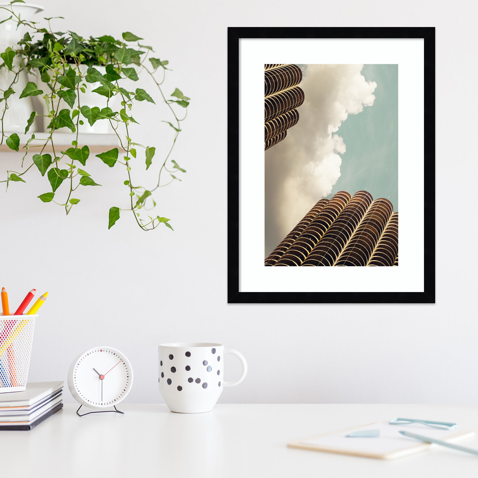 Hive Mind by F2images, Black, 20.25" H x 15.25" W x 0.88" D
