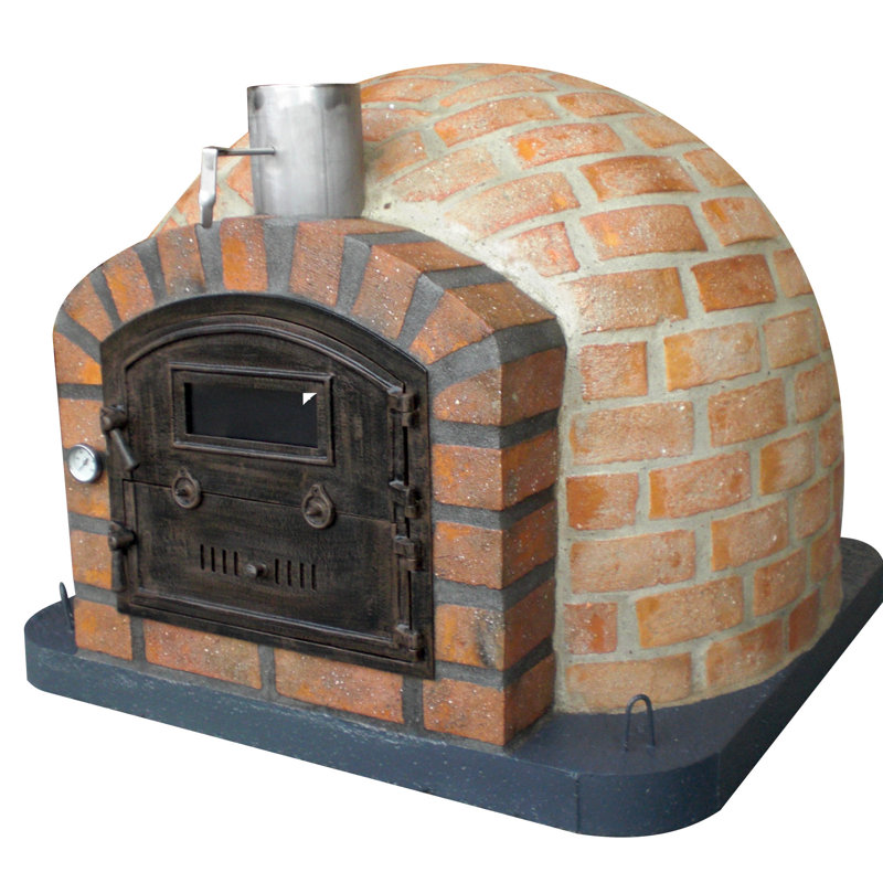 Rustic Brick Stone Wood-Fired Outdoor Pizza Oven