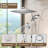 12-inch Dual Showerhead with 12- setting Handheld Showerhead and 59-inch Shower Hose, Chrome-122061884