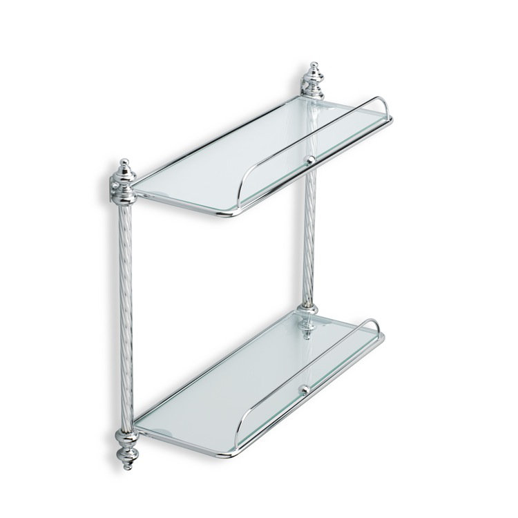 Giunone Metal Accent Shelf, Chrome