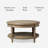 Maven Lane Pullman Round Wooden Coffee Table-96026386
