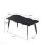 Table de salle à manger 62,99 po Modern Stone