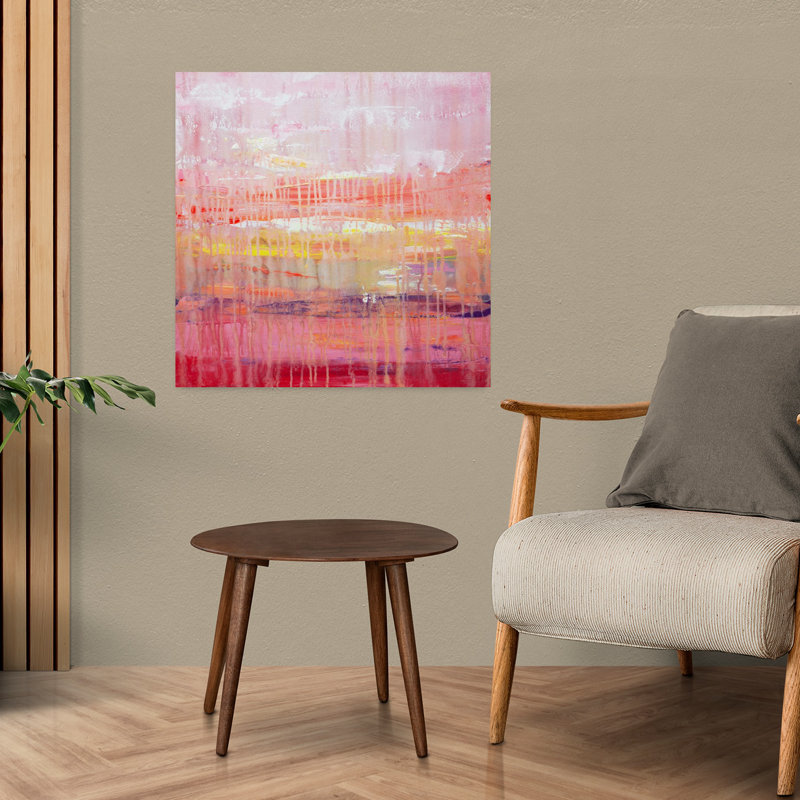 Asthenosphere 3, art abstrait contemporain, H 24 po x l 24 po