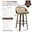 Swivel Upholstered Counter Stool-1130287028-1130287034
