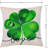 St Patricks Day Decor-Throw Pillow Covers 18x18 in Set of 4,Shamrock Linen Pillow Case with Green Hat Irish for Large Couch Sofa Home Indoor Outdoor Holiday Decorations