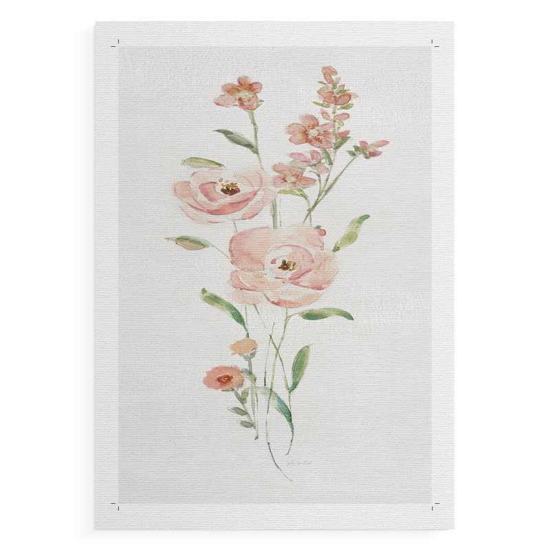 Floral Belle I - Impression sur toile seulement - NON-CADRE, H 27 po x l 18 po