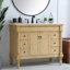 Meuble-lavabo simple 42 po avec plateau Caitlin-929593238-929593259