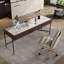 Bureau rectangulaire en bois massif 70,87 po avec 3 tiroirs-108985621